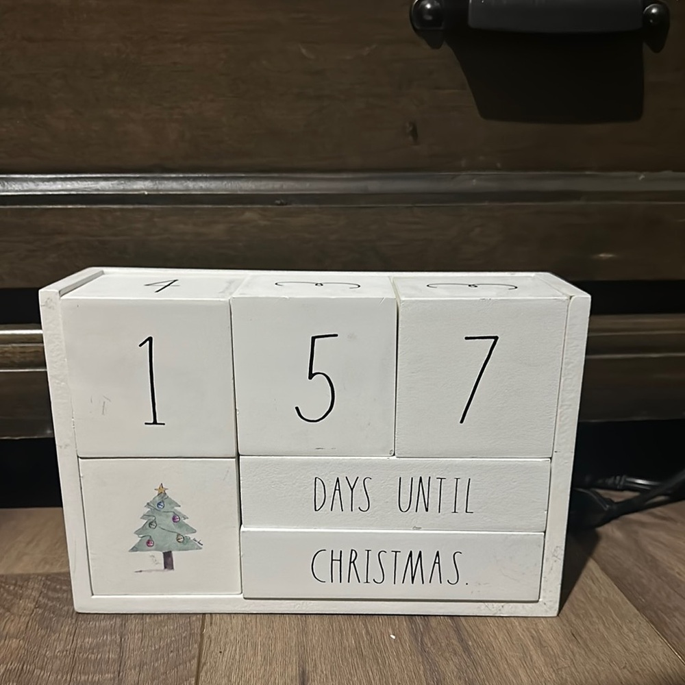 Christmas Countdown Block Set Rae Dunn